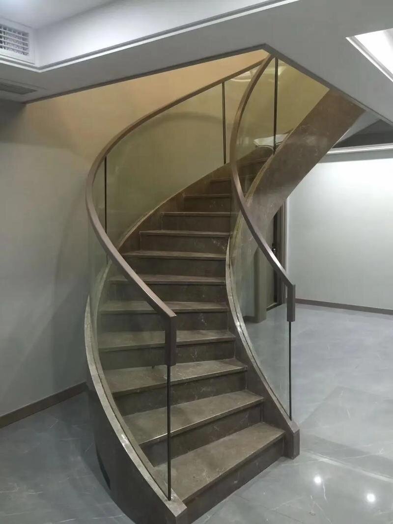 岳阳市热弯弧形玻璃异形展柜玻璃 - 价格
